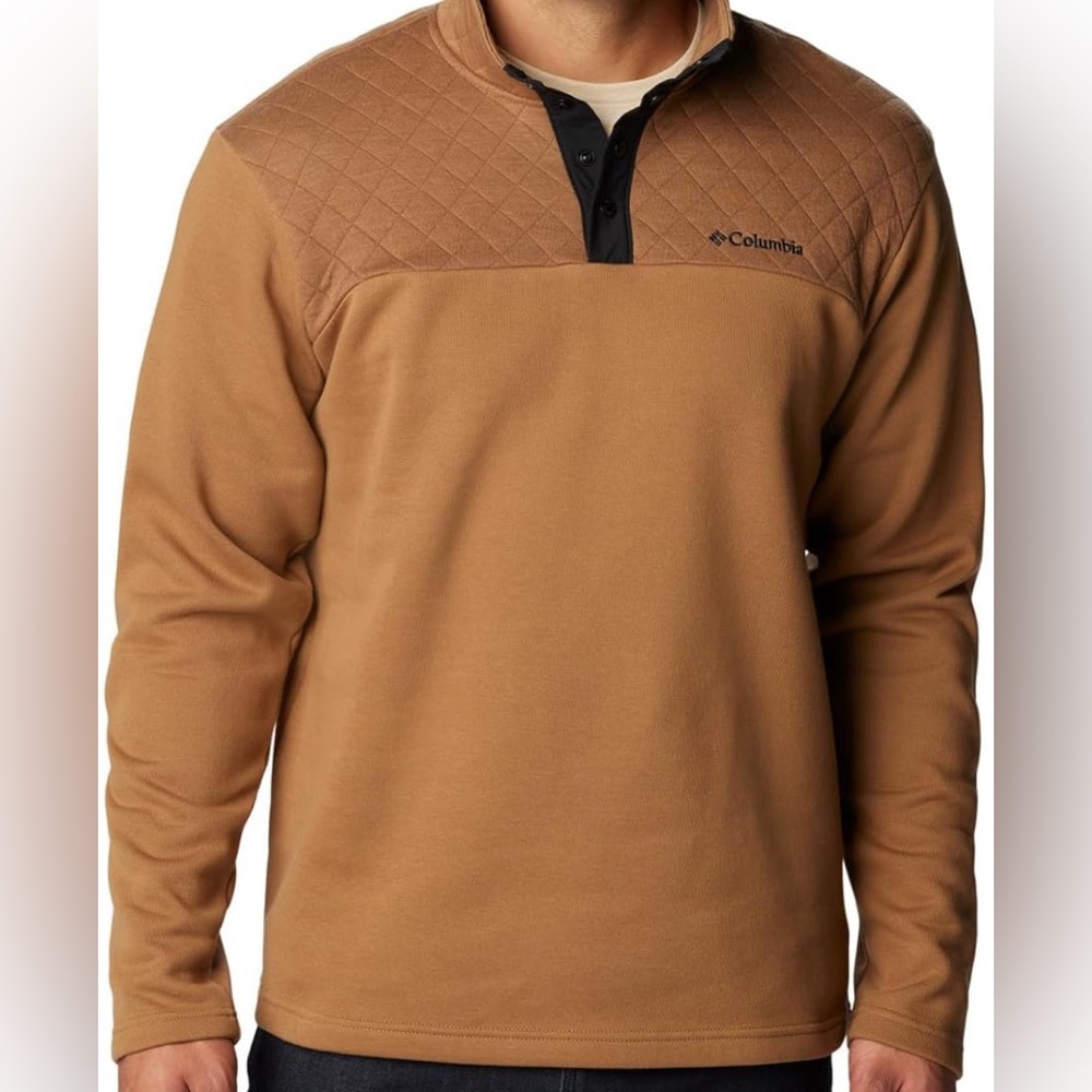 Columbia Men’s Hart Mountain Quilted Half Snap Pullover-2XLT